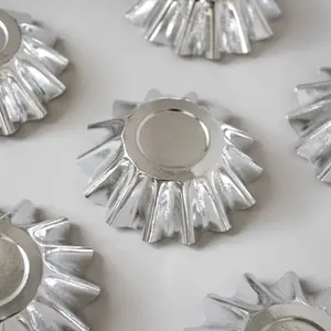 Bloom Fluted Baking Cups - Silver Foil Cupcake Liners