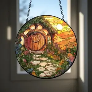LOTR Hobbit Window Hanging Suncatcher Ornaments 1 Layer Acrylic, Hobbit Window Hanging Suncatcher, LOTR Suncatcher