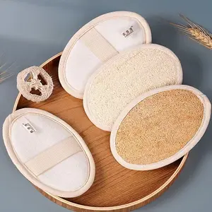 Natural Loofah 10*14.5cm Big Size Luffa Bath Shower Sponge Body Scrubber Brush Exfoliating Loofah Pad Men And Women Bath & Shower Scrubs & Bodys Treatments