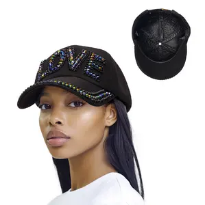 RED by KISS Studded Baseball Cap with Satin Lining – Adjustable Fit