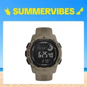 AVTREK Tactical Digital  with Compass,50M Waterproof Pedometer, Digital Altimeter Watch for Outdoor Hiking/Climbing summervibes outdoorfun