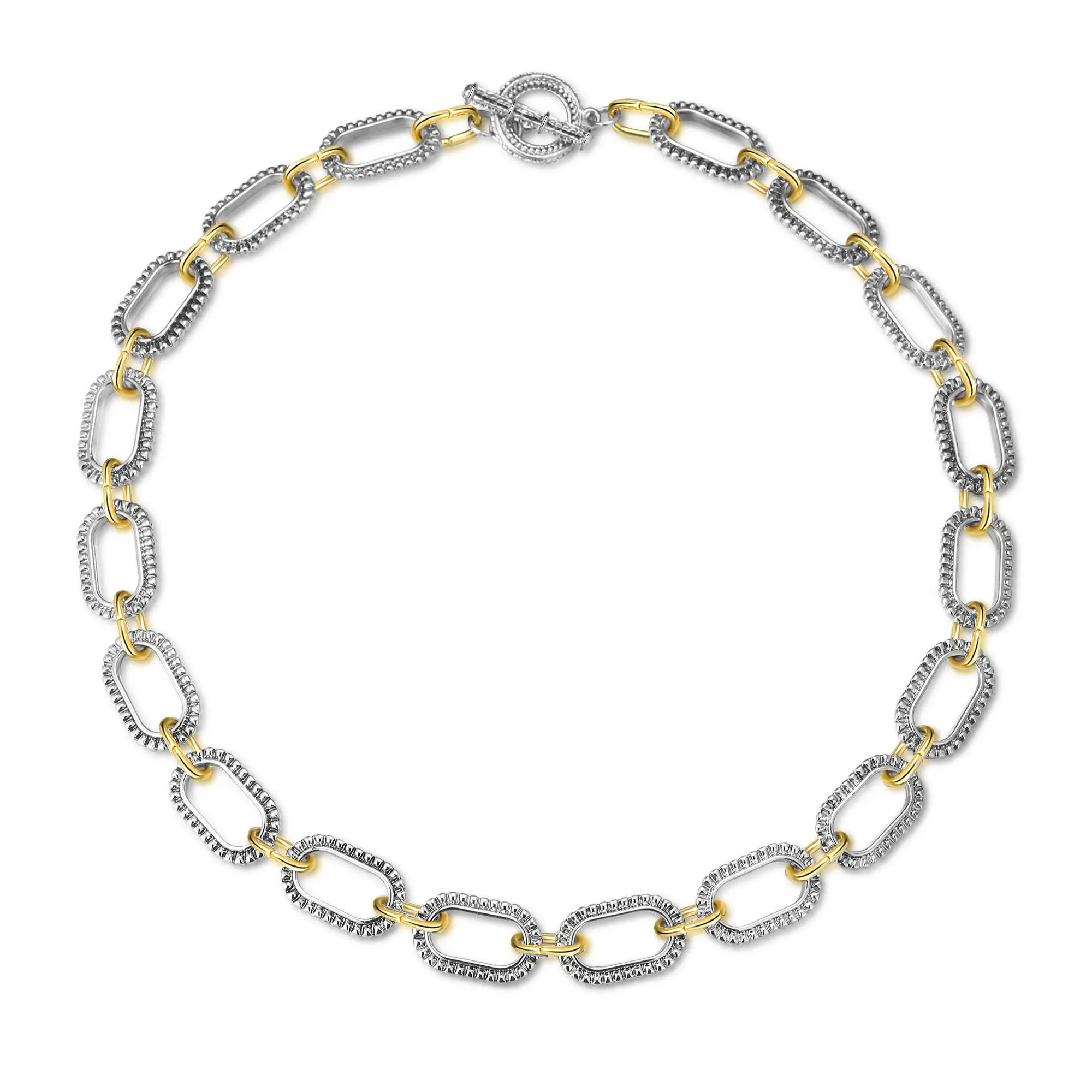 Two-tone Square Chain