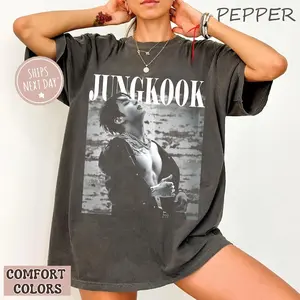 Comfort Colors JKook Vintage Shirt, Retro JKook Music Gifts, Retro JKook Bootleg Kpop Fan Gifts
