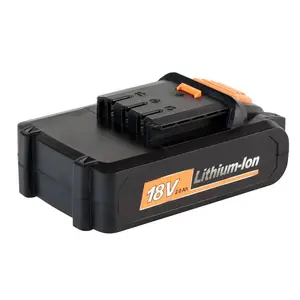 212 MAIN 18V 2Ah Lithium Ion Compact Slide Power Tool Battery - Cordless Drill Battery, Overheat-Safe Replacement for Compatible Cordless Devices