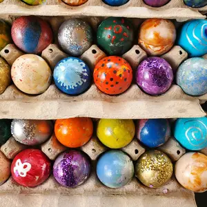 3 Dozen CASCARONES, Confetti Eggs  - Fiesta, Party, Easter Eggs FUN- 36 Eggs