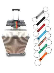 2-Pack Adjustable Luggage Straps, Multi-Function Suitcase Tie-Down Bands, Portable, Versatile Travel Accessories for Securing and Expanding Luggage, Elastic Durable Anti-Slip Design