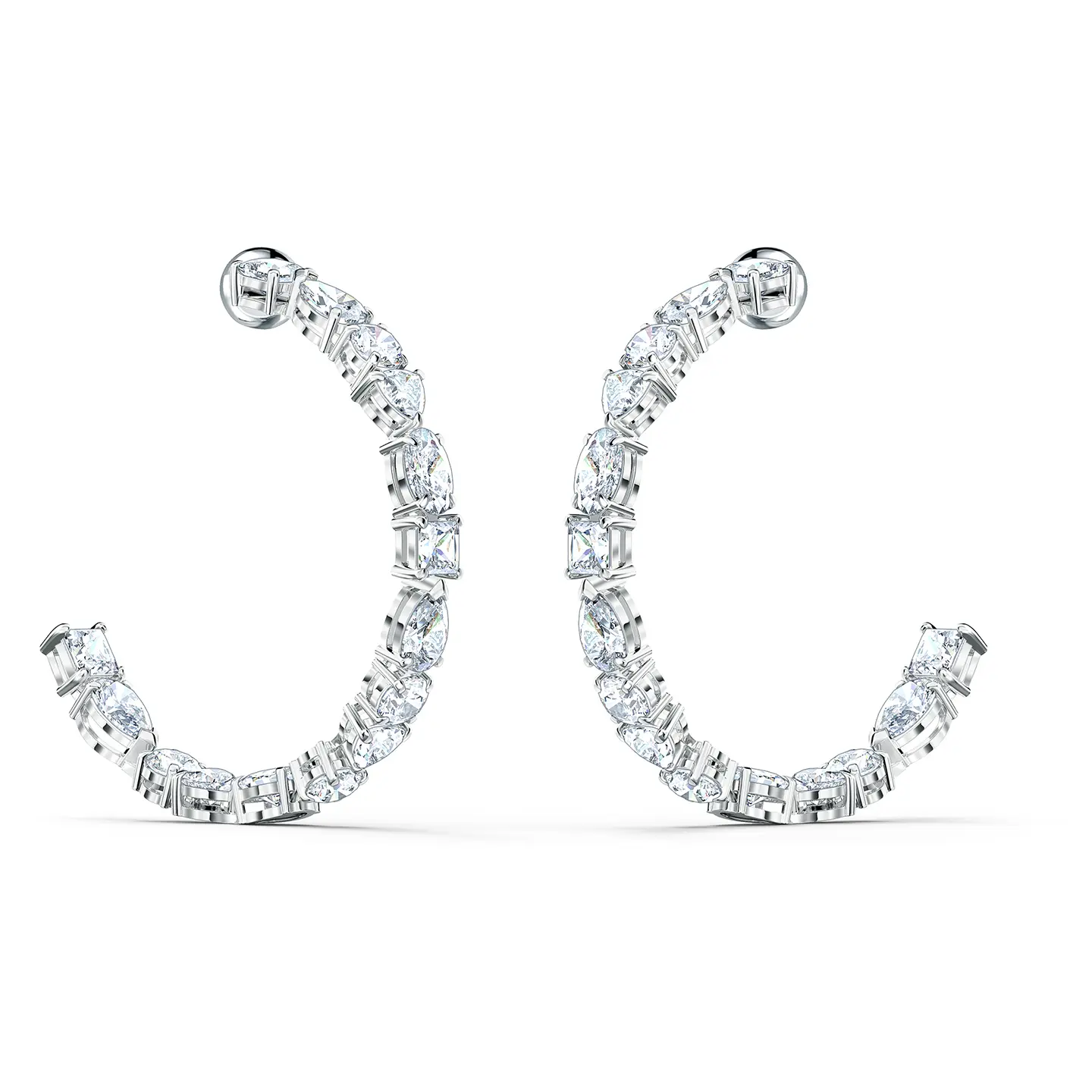 Swarovski Tennis Deluxe Hoop Earrings 5562128