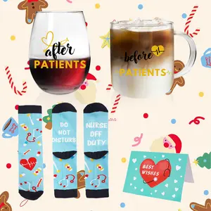 Nurse Practitioner Gifts-Before Patients After Patients Gift Set - Coffee Mug Drinkware Glass Washable Reusable Ceramic Cup Tumbler Reuse