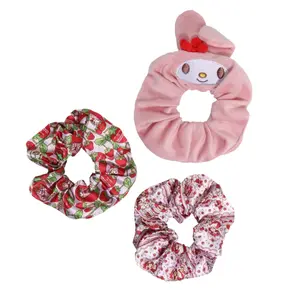 My Melody x Strawberry Shortcake 3-pc Scrunchie Set