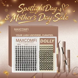 MaxComfi Eyelash Clusters Kit - Bunny Style, Comic Manga Anime Lashes, DOLLY/Mira Waterproof Lash, Super Soft Thin Band, Long-Lasting, Easy to Apply, Beginner-Friendly DIY for Zootopia Judy Hopps Daily Makeup