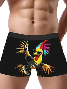 Men'S Funny Chicken Costume Boxer Briefs