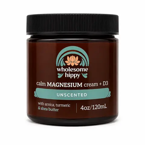 Unscented Calm Cream | Magnesium-Rich Body Butter | 4oz
