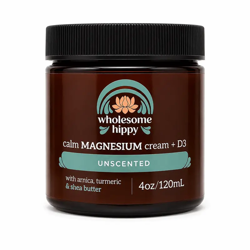 Unscented Calm Cream | Magnesium-Rich Body Butter | 4oz