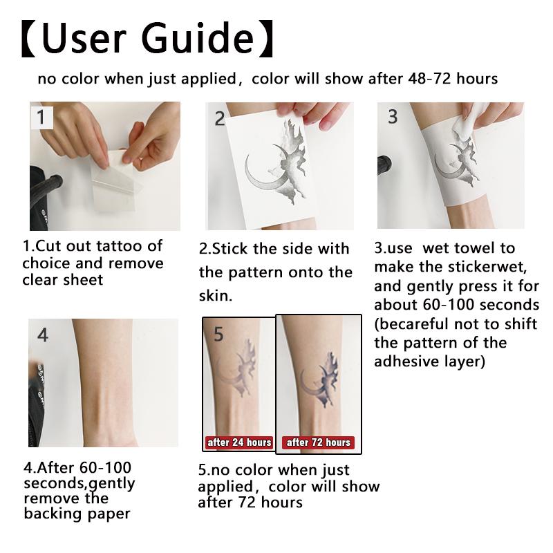 6 Sheets Large Temporary Tattoos for Men Fake Tattoos with 1 Mexican Style Font Element & 5 Random Styles Lasting 7-15 Days Long Lasting Temporary Tattoo Arm Herbal Tattoo Stickers Tatuajes Temporales Realistic Temporary Tattoos