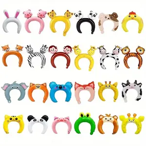 10/15/24 Random Animal Shape Balloons, Tiger, Elephant, Koala, Rabbit, Pig, Panda, Kids Birthday Party, Zoo Theme, Outdoor Decoration