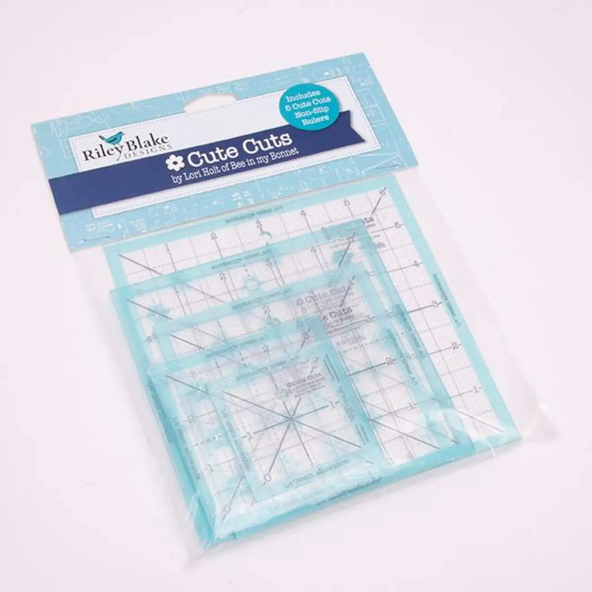 Riley Blake Designs Lori Holt Cute Cuts Trim It Ruler Set STTI-6018