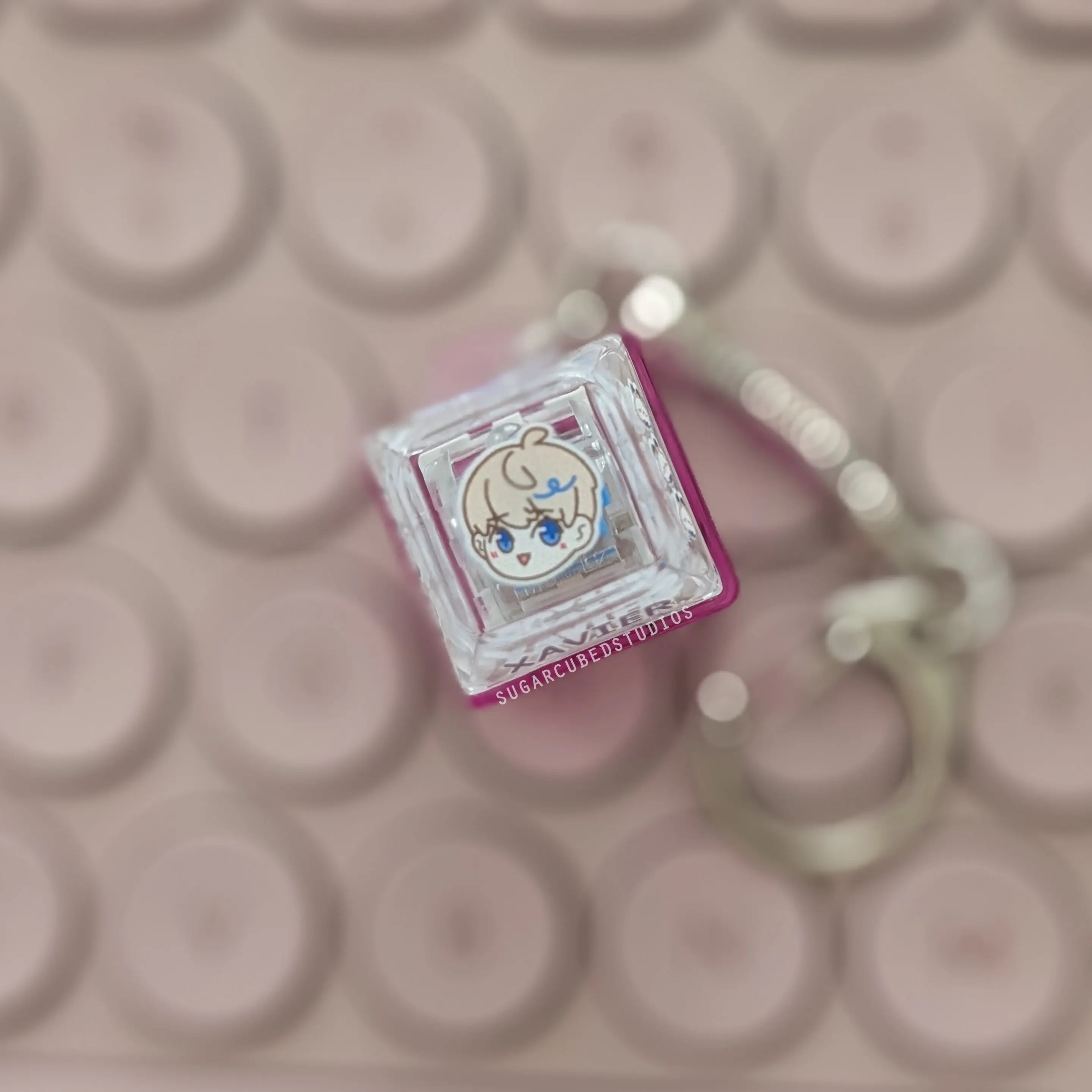 Xavier - Fidget Keycap Keychain
