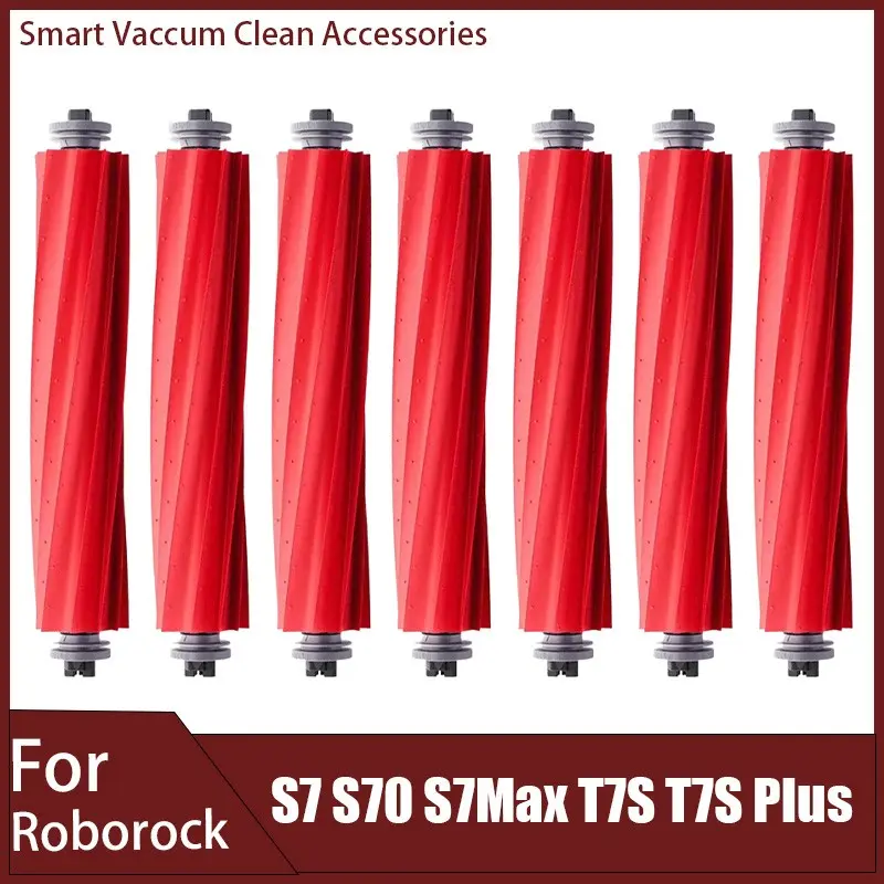 Main Brush Replacement Roborock S7 S70 S7Max T7S T7S Plus S7MaxV Ultra Robot Vacuum Cleaner Roller Brush Accessories Spare Parts