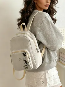 Women's Panda Pattern Backpack, Casual All-Season Bag, Lightweight & Practical Design, Ideal for School, Shopping, Short Trips