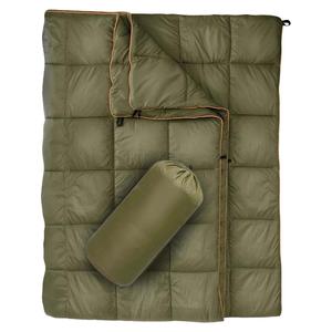 outdoor waterproof sleeping blanket, puffy, packable lightweight and warm camping blanket, comfortable camping mat for cold weather, perfect outdoor blanket for backpacking, hiking, traveling, inflatable bed, camping gear