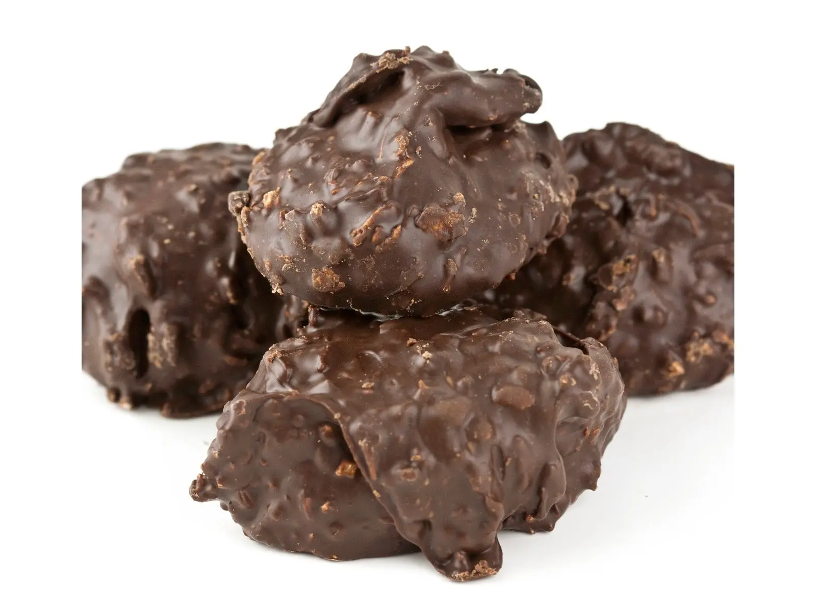 Nuts To You Dark Chocolate Coconut Haystacks, Chewy Soft Chocolate-Flavor Snack, Indulgent Dessert Treat