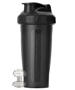 28 oz Shaker Bottles for Protein Mixes, Leak Proof Shaker Cups with Stainless Steel Wire Whisk Ball for Protein Shakes and Pre Workout