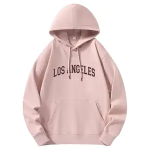 Holafish “Los Angeles” Pattern Oversized Trendy Queen Hoodies Fleece Sweatshirts Fall Fashion 2025 Pullover Sweaters Winter Clothes