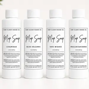 SAMPLE Mop Soap 4 Pack - 1 of Each Scent Scented Mop Soap Mop Soap Cleaner Household Cleaning Supplies