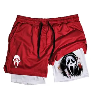 Horror "Seeing Red" Gym Shorts Horror "Seeing Red" Gym Shorts