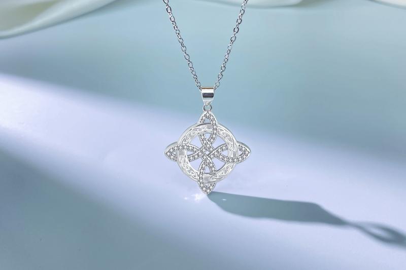 DRINSPER Witches Knot Necklace Hecate Goddess of Witches with Celtic Knot Design Pendant Necklace Goddess Jewlery Tetragrammaton Collar De Amuleto Proteción with Aritificial Gemstone Decor Fashion Jewelry Accessories Gift for Women TikTokShopBlackFriday DRINSPER Witches Knot Necklace Hecate Goddess of Witches with Celtic Knot Design Pendant Necklace Goddess Jewlery Tetragrammaton Collar De Amuleto Proteción with Aritificial Gemstone Decor Fashion Jewelry Accessories Gift for Women TikTokShopBlackFriday