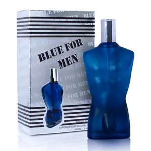 NOVOGLOW Blue for Men Eau De Parfum 3.4 oz 100ml Aromatic Fresh Spicy Fragrance with Lavender Cinnamon Vanilla Cedarwood Vegan Cruelty-Free for Modern Men