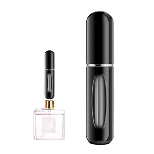 5ML Mini Perfume Bottle, Reusable Portable Travel Size, Leak-Proof Spray Container, Airplane Safe, Unisex Gift for Friends and Lovers