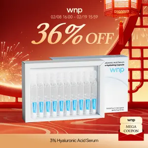 [WNP Official] 10 Vials Pack – 3% Hyaluronic Acid Serum | Travel-Friendly | Fresh Dose Hydration Boost for Radiant Skin | Ideal Gift for Skincare Lovers