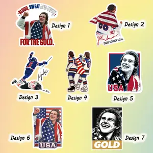 Jack Hughes USA Hockey Golden Goal 2026 Hockey Sticker, Gift For Fan Car Magnet