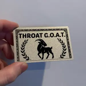 The GOAT Trophy Card - Plastic Card Trophy For Your Wallet - Funny Gag Gift
