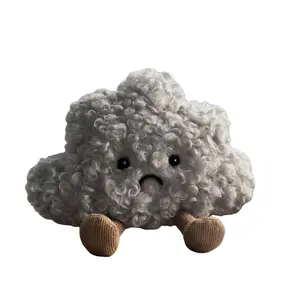 Cute storm little dark cloud plush toy Soft Stuffed Animal,16cm/6.3in & 42cm/16.53in soft curly doll,Soothing Stuffed Doll,child conforter &creative birthday gift,soft cuddly gift