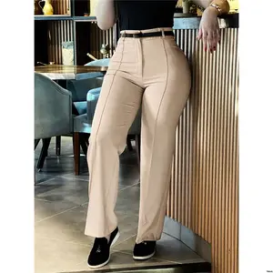 Leg Straight High ChicMe Fashion Classic Waist Office Pants