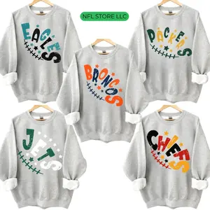 Vintage Football Crewneck Sport Grey Sweatshirt, Hometown Teams Shirt Football Retro Shirt, For Women, For Men, Classic T-Shirt All Teams Football, Gifts For Football Fan Sport LA