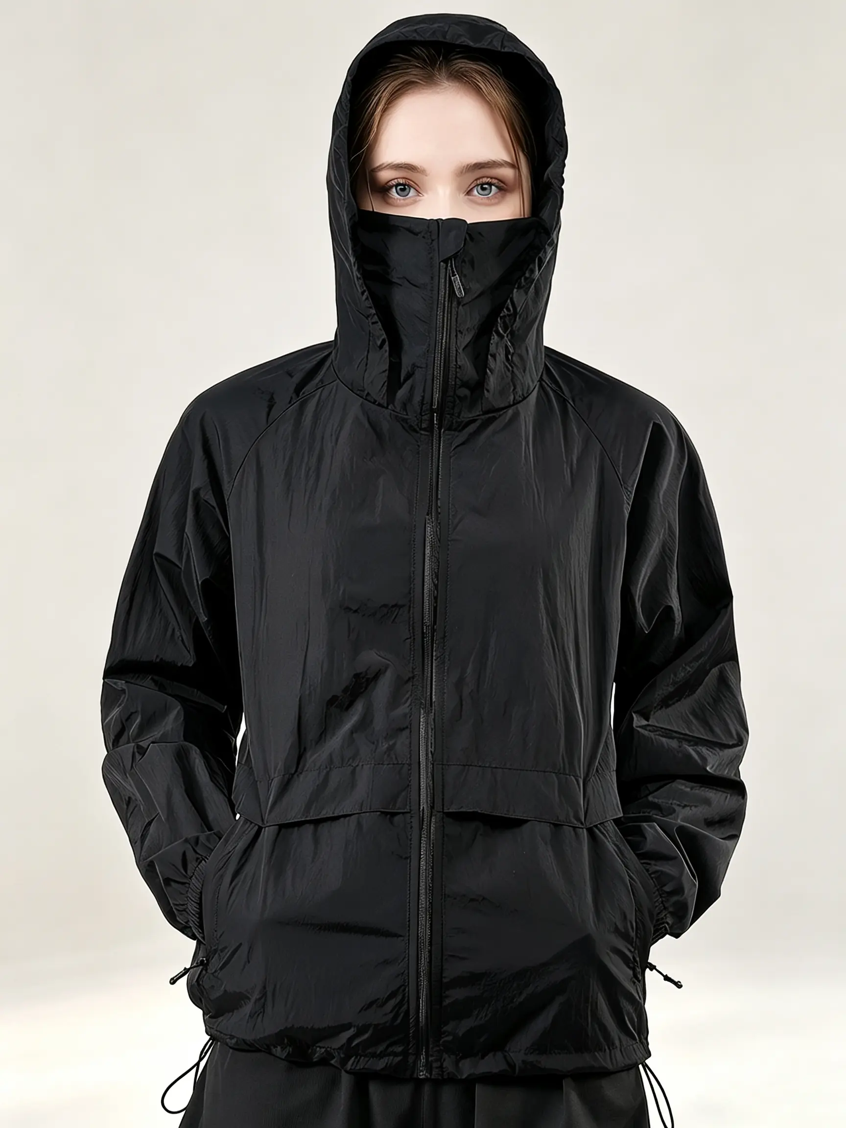 UPF50+ UV protection, cool-feeling, breathable, quick-drying, outdoor sports sun protection clothing.
