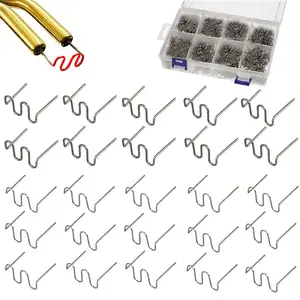 1000 count Welding Rods Hot Staples Plastic Repair Machine Welding Staples for Hot Stapler Repair  Bumpers Machine Dashboards Lamp Holders Daily Plastics Supplies Plastics Rings 0.8mm 0.6mm Staples