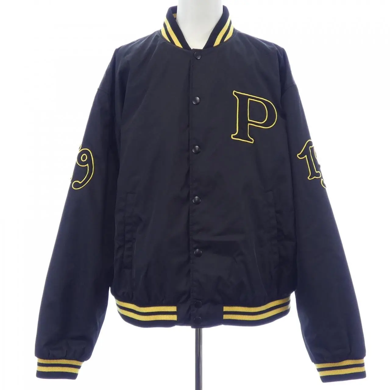 Pre-owned PRADA Nylon Small Leather Goods Re Stadium Jacket