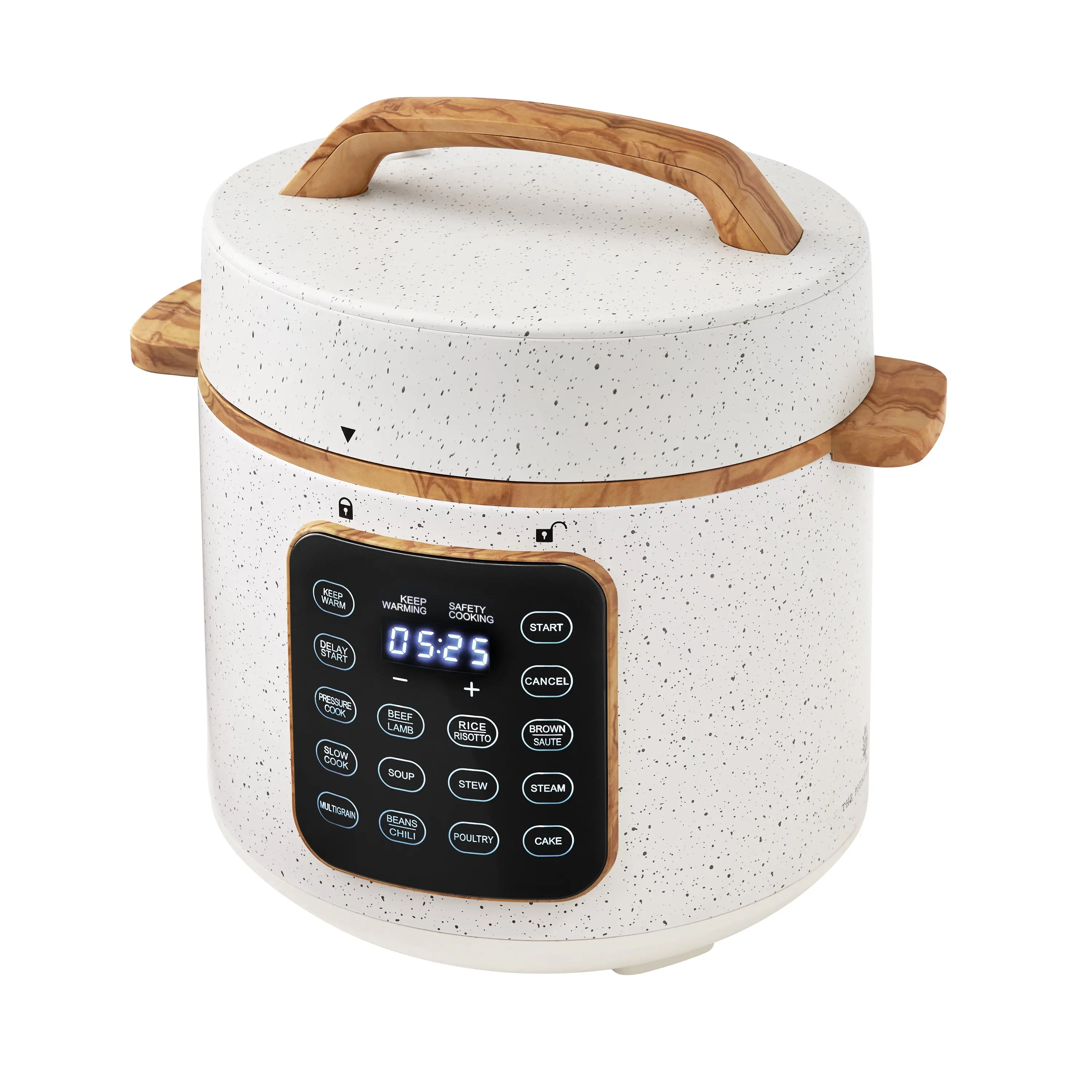 The Pioneer Woman 6-Quart Electric Pressure Cooker, Touch Control Display for Family Meals & Meal Prep, Multi Cooker Rice Cooker Slow Cooker