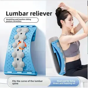 Lumbar Spine Relaxer Stretching Slim Shoulder Thin Back Yoga Spine Correction Hunchback Relaxation Massager Waist Support