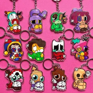 The Amazing Digital Circus Keychain, TADC Acrylic Character Keychain