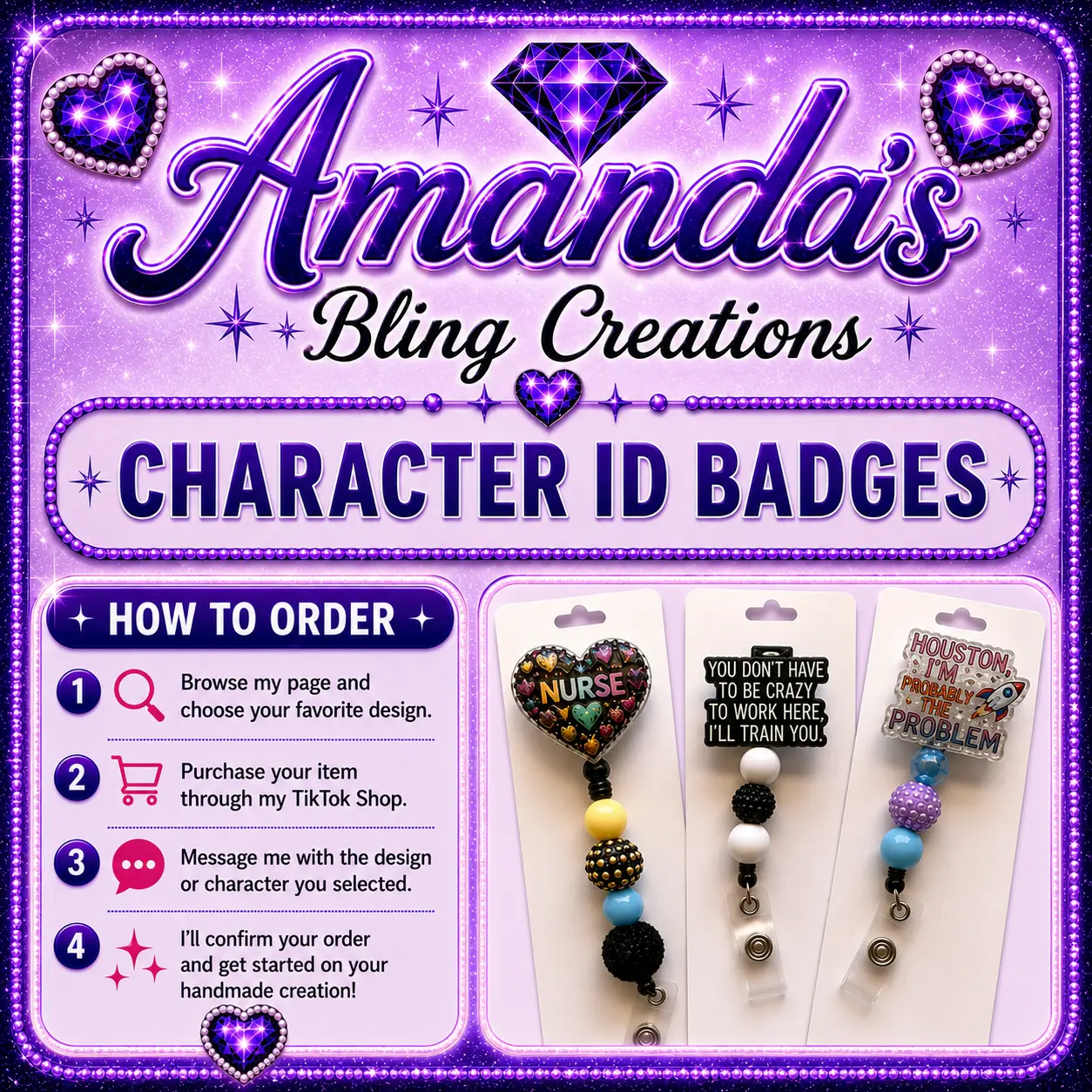 Custom Character ID Badges Custom Character ID Badges