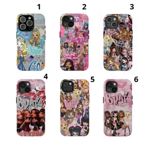 Bratz Squad Trendy Phone Cases,Bratz Doll Bold Outfit Themed Phone Case –Tough phone case,for iPhone 16/15/14/13/12/11/17 ProMax Plus