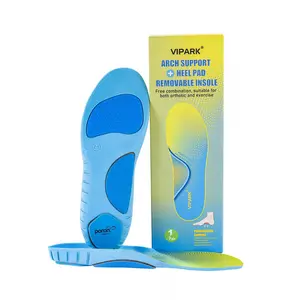 VIPARK Plantar Fasciitis Insoles for Flat Feet & Achilles Tendonitis, 220+ lbs High Arch Support Inserts with Removable Design, Pain Relief & Absorb Shock Work Boot Orthotic Insoles for Men & Women