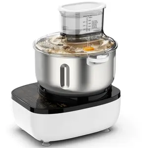 3.5LElectric Dough Mixer with Ferment Function, automatic drip water tank， Dough Maker with 304 Stainless Steel Bowl, Microcomputer Control, Face-up Touch Panel, Easy To Clean for Bread & Pizza