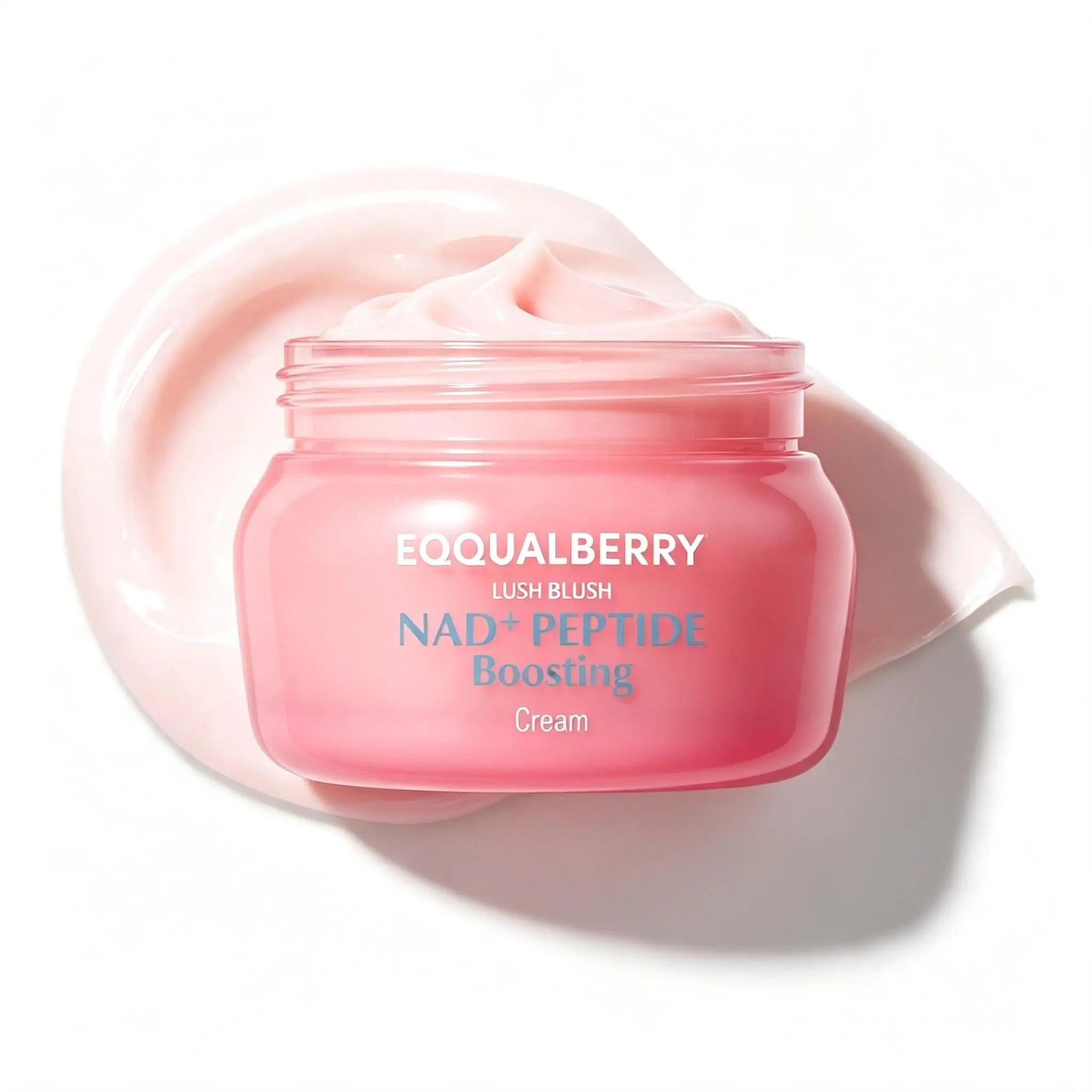 2026 EQQUALBERRY NAD+ Peptide BoostingCream - 5% NAD+ & 13 Peptides Anti-AgingFace & Body Cream I Firming Lifting PinkNeck Cream for Loose & Sagging Skin, 1.69fl.oz/50ml