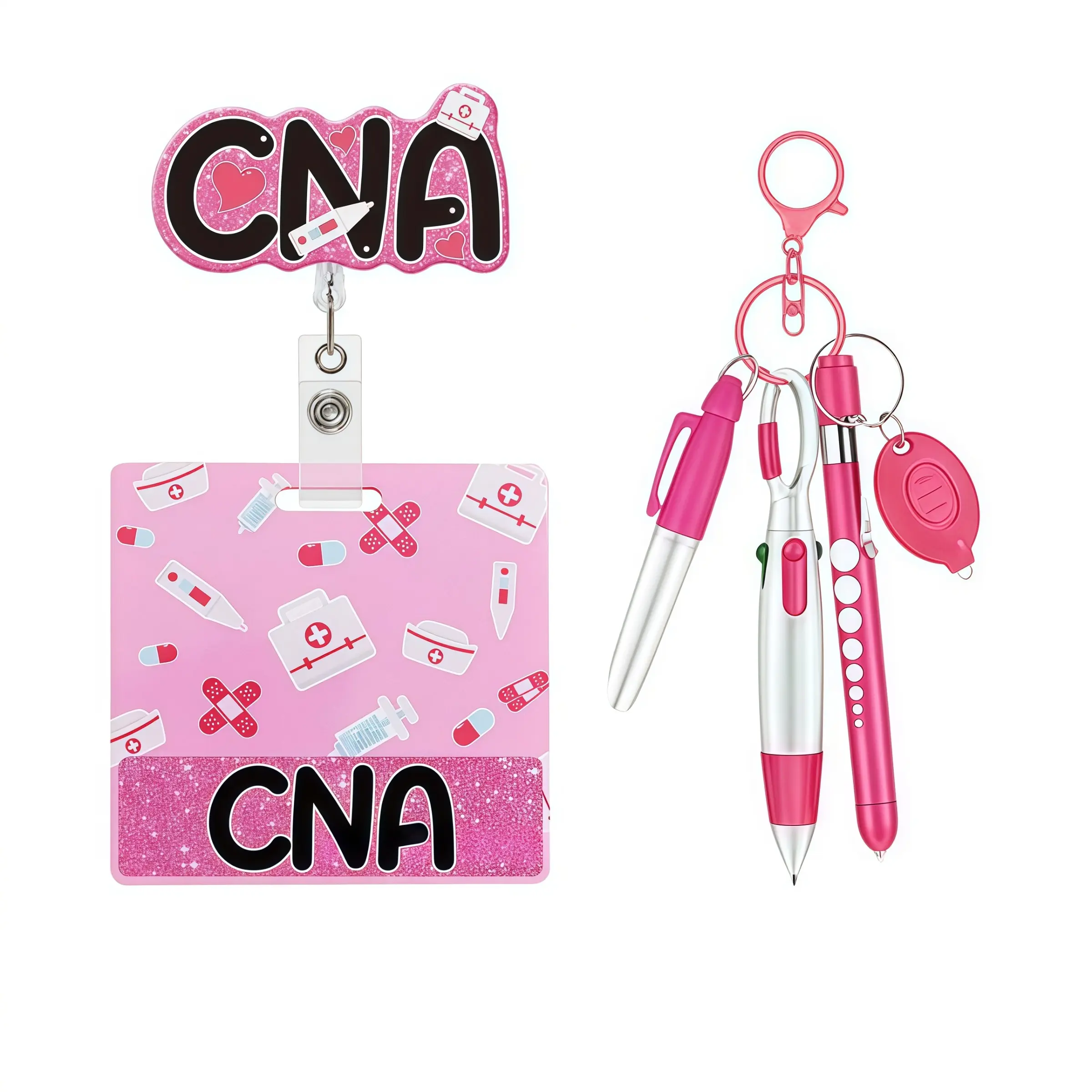 Certified Nursing Assistant Work Accessory Kit, Includes Nurse Pen Set, Ideal for Doctors, Office, Nurses, Essential Work Tools